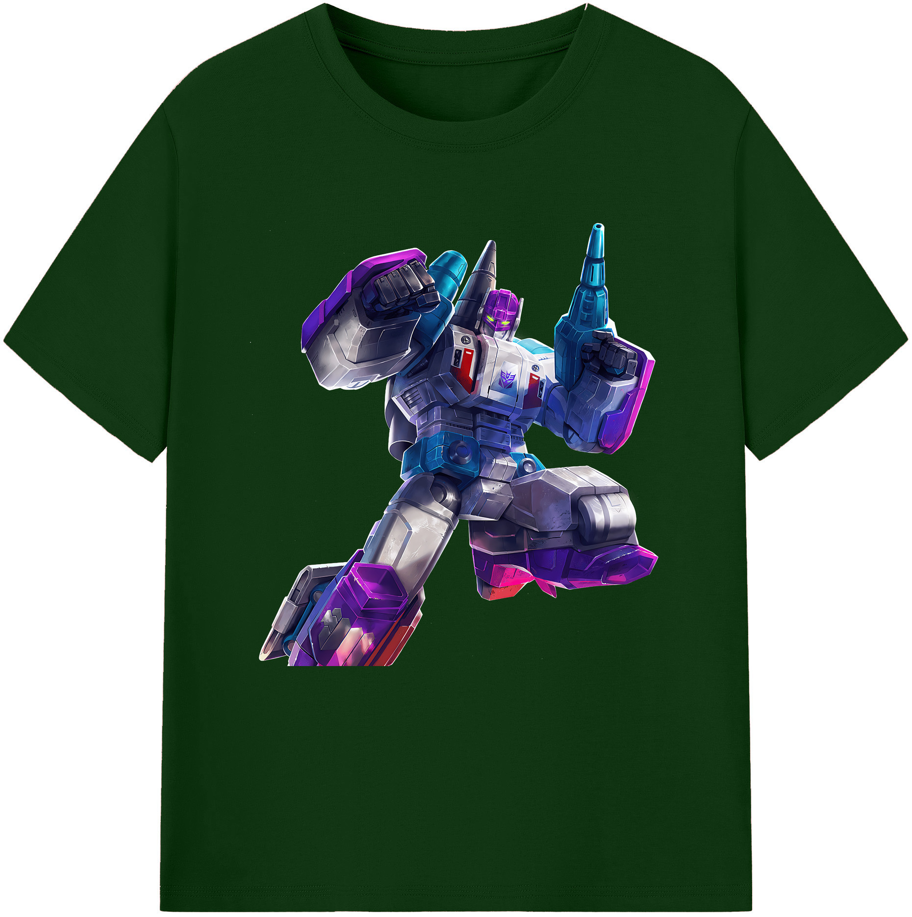 （画像用） Transformers トランスフォーマー 綿100％半袖Tシャツ（フロントプリント）